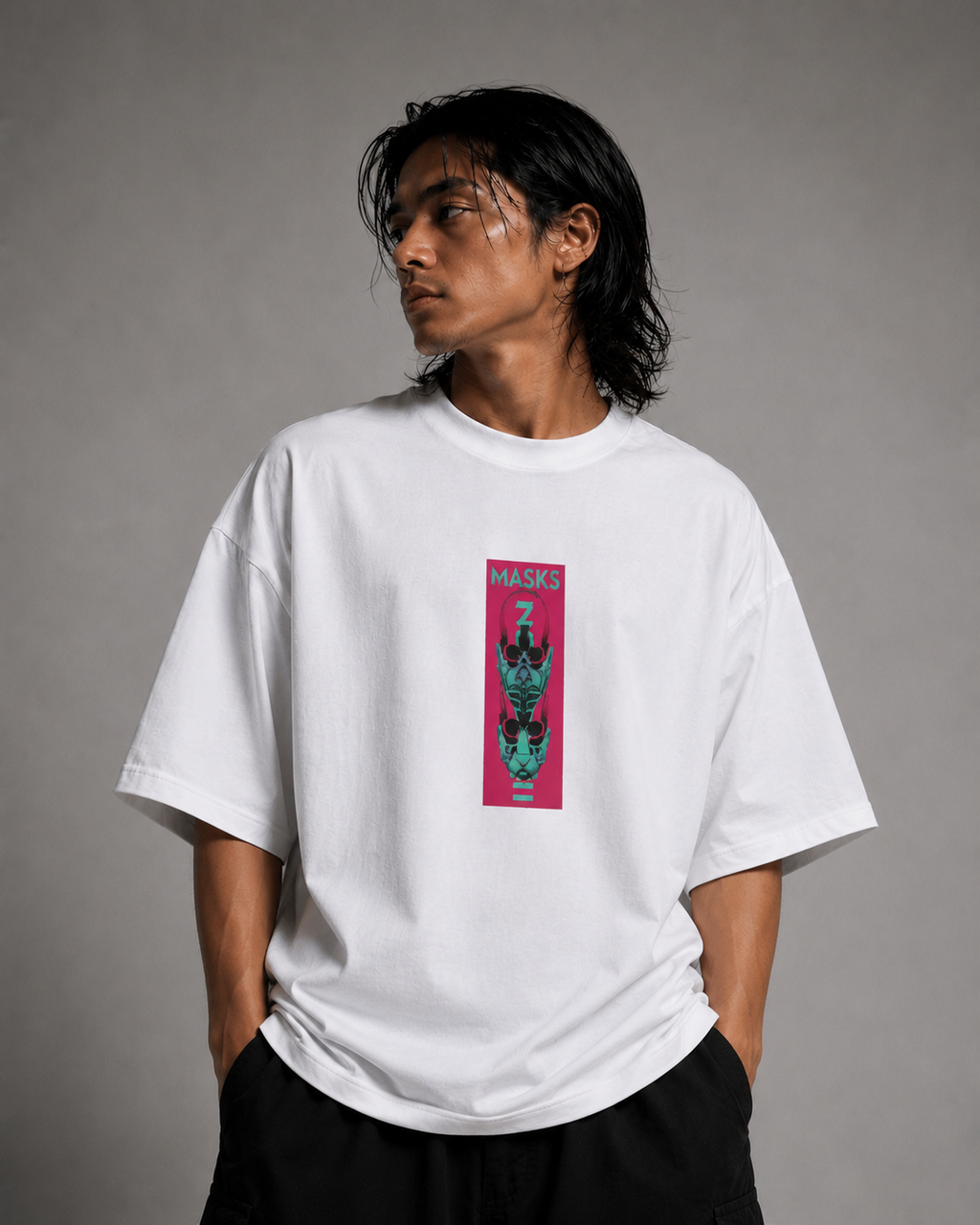 MASKS — INCARNATE / インカーネイト | Oversized Tshirt