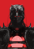 RED DEATH Art Print