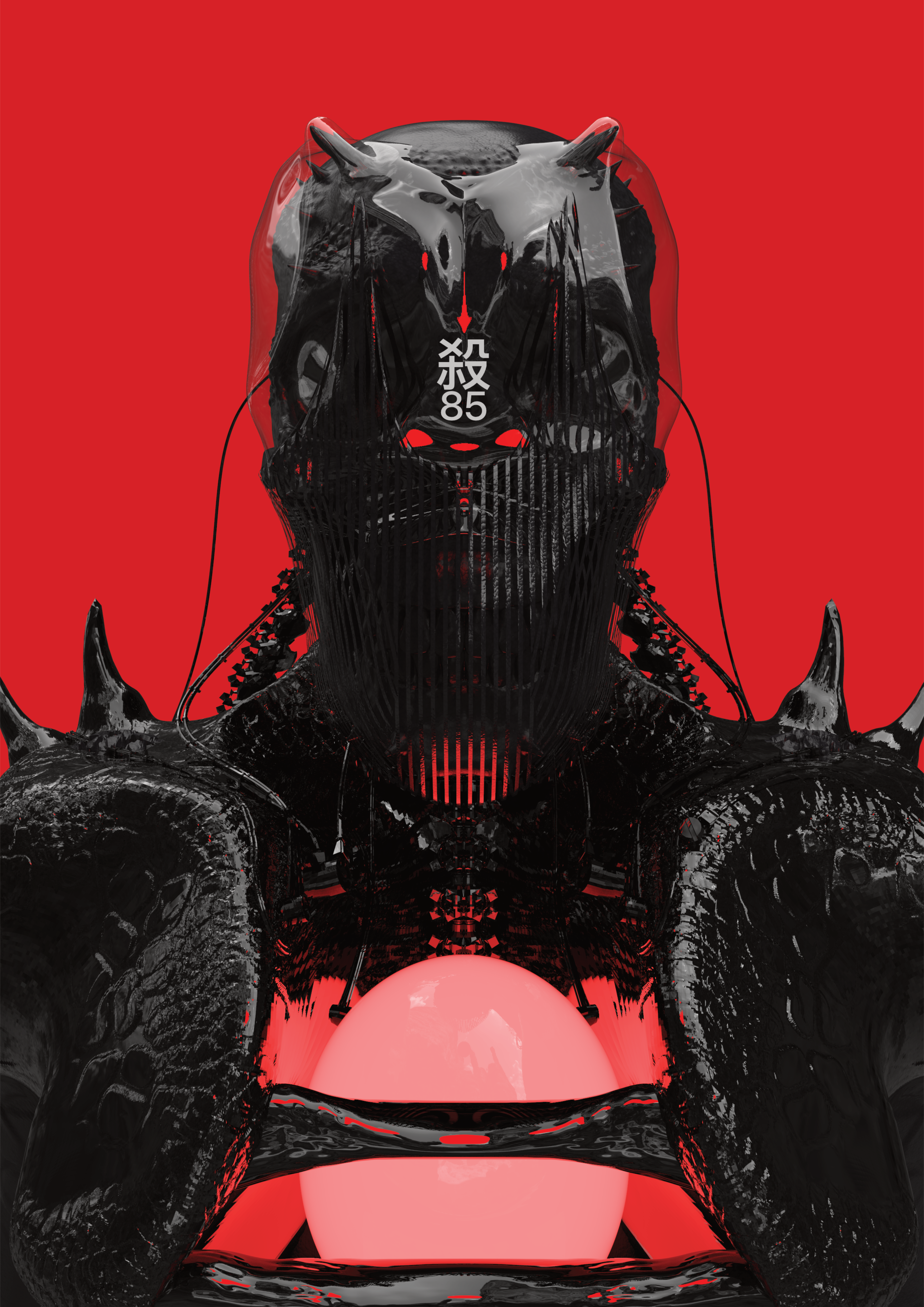 RED DEATH Art Print