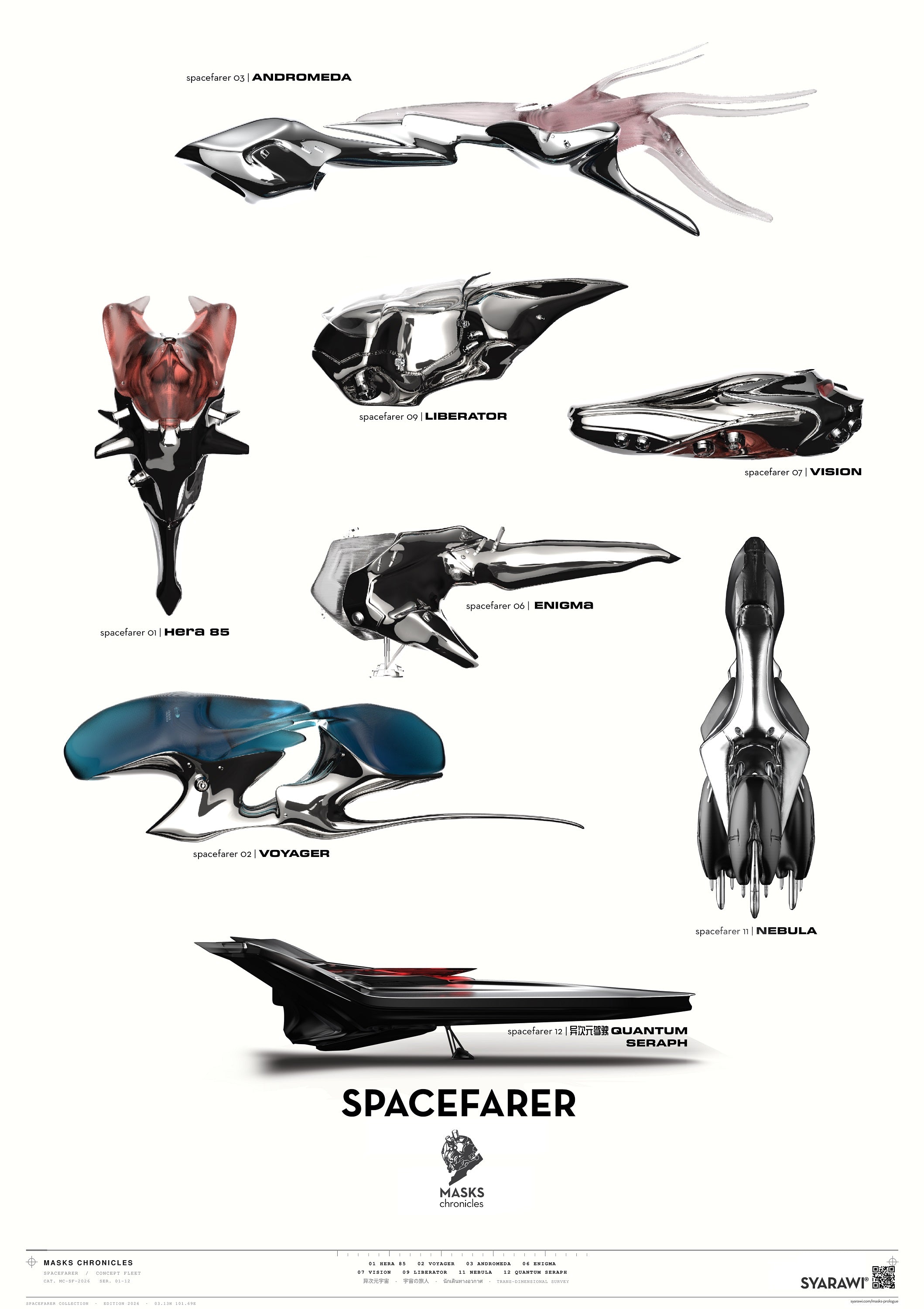 SPACEFARER · Fleet Poster