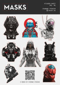 MASKS | Sticker Sheet A6